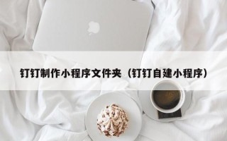 郴州钉钉制作小程序文件夹（钉钉自建小程序）