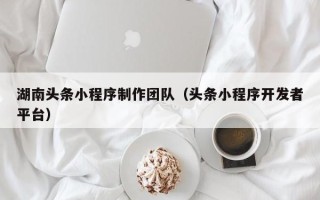 郴州湖南头条小程序制作团队（头条小程序开发者平台）